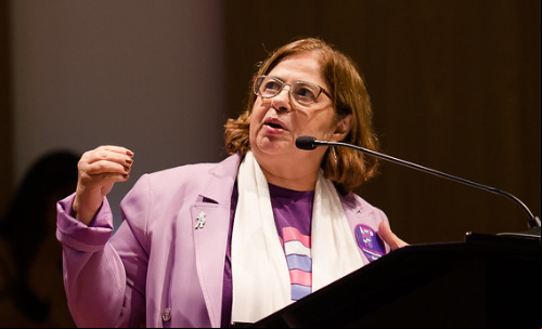 A ministra das Mulheres, Cida Gonçalves, concedeu entrevista exclusiva à reportagem de O TEMPO em Brasília
