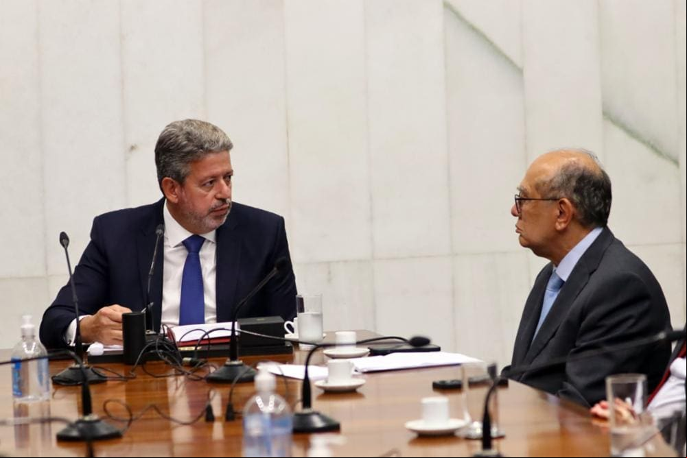 O presidente da Câmara, Arthur Lira, e o ministro Gilmar Mendes, do STF O presidente da Câmara, Arthur Lira, e o ministro Gilmar Mendes, do STF