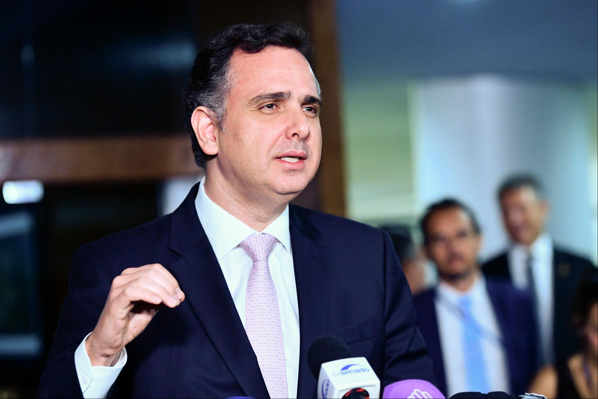 O presidente do Congresso Nacional, Rodrigo Pacheco O presidente do Congresso Nacional, Rodrigo Pacheco