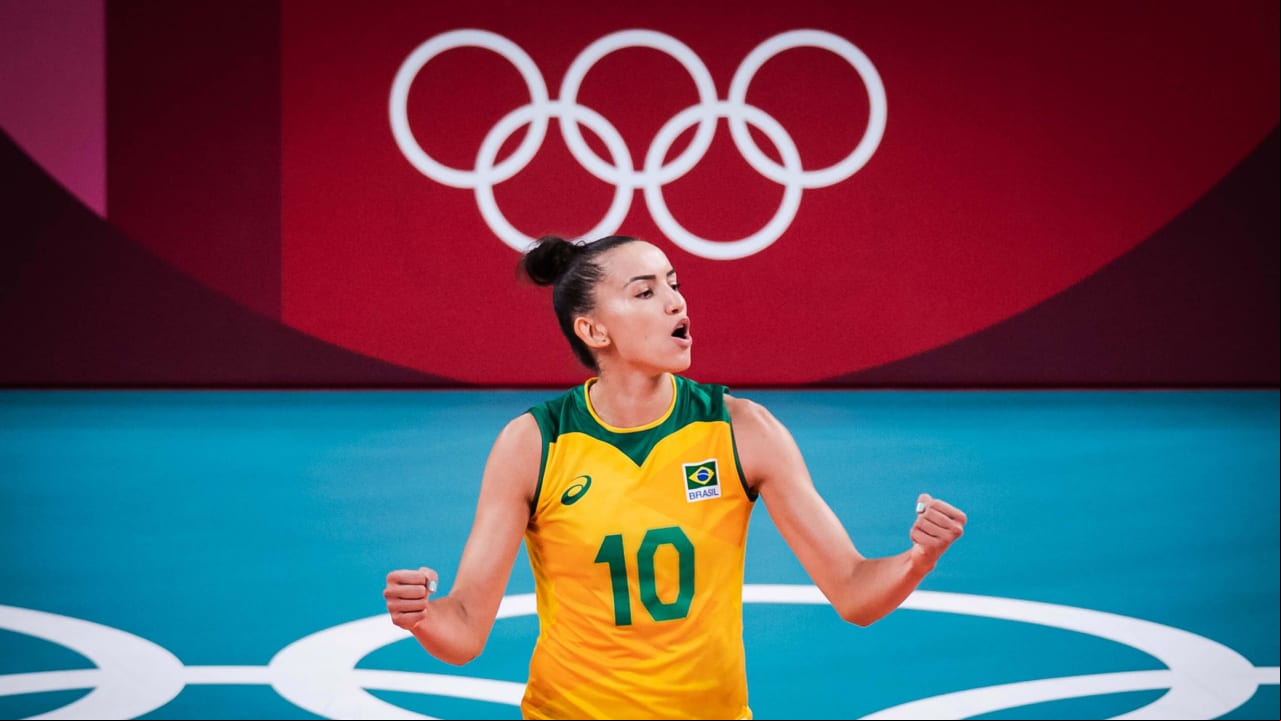 Gabi Guimarães, capitã da seleção feminina de vôlei do Brasil