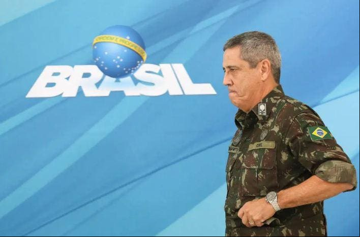 Braga Netto foi candidato a vice-presidente da República em 2022, ao lado de Jair Bolsonaro (PL)