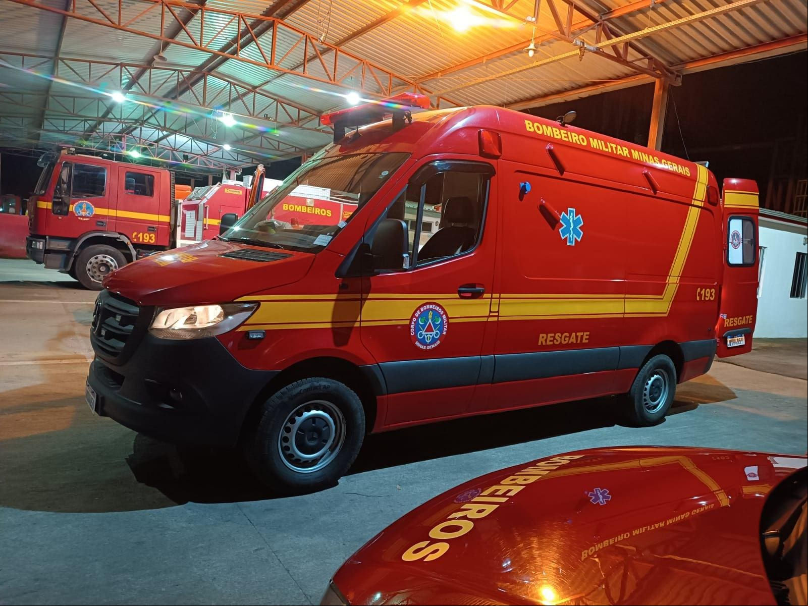 Imagem ilustrativa de viatura do Corpo de Bombeiros