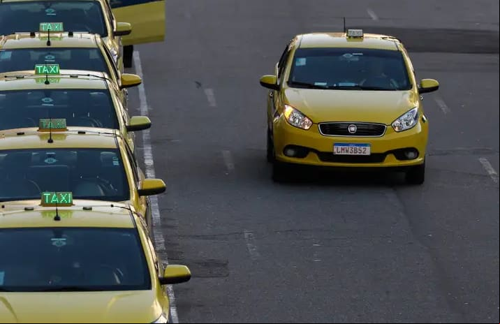 Táxis no Rio de Janeiro