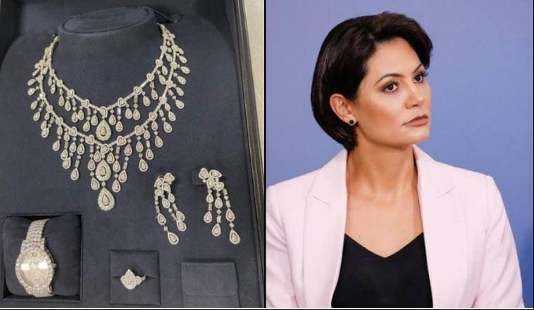 A ex-primeira dama, Michelle Bolsonaro, e as joias sauditas A ex-primeira dama, Michelle Bolsonaro, e as joias sauditas