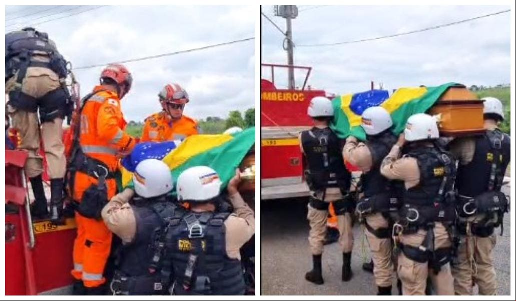 Cortejo fúnebre do militar foi transmitido ao vivo pela PMMG e assistido por milhares de pessoas