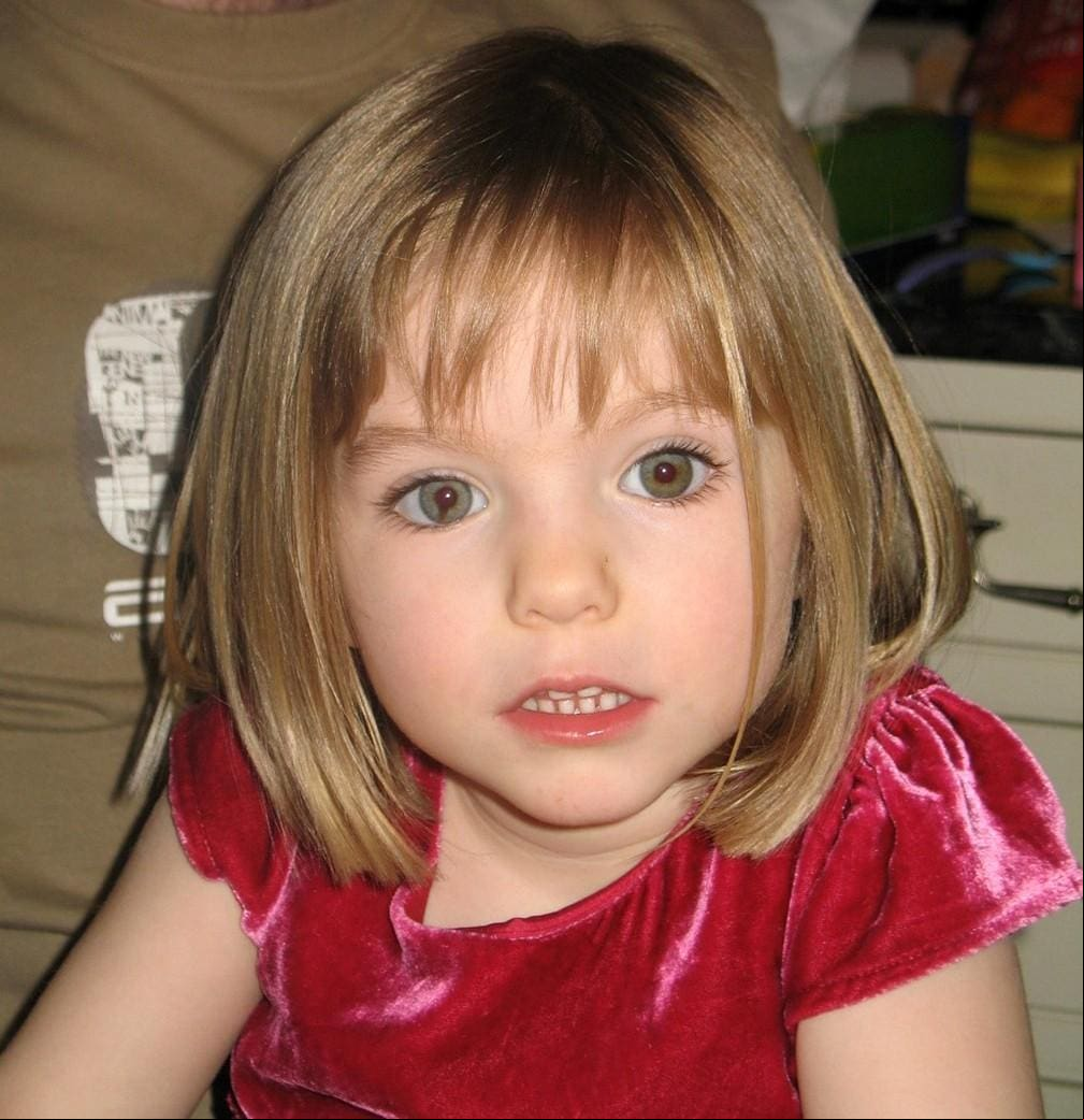 Madeleine desapareceu no Algarve quando tinha apenas 3 anos