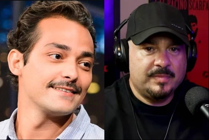 Eduardo Sterblitch e Marcos Chiesa, o Bola, trabalharam juntos no 'Pânico'