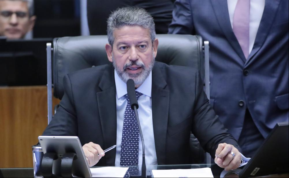 O presidente da Câmara dos Deputados, Arthur Lira, durante sessão plenária