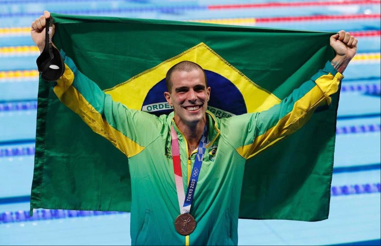 Bruno Fratus se aposentou em 2024 (Foto: Sátiro Sodré / CBDA)