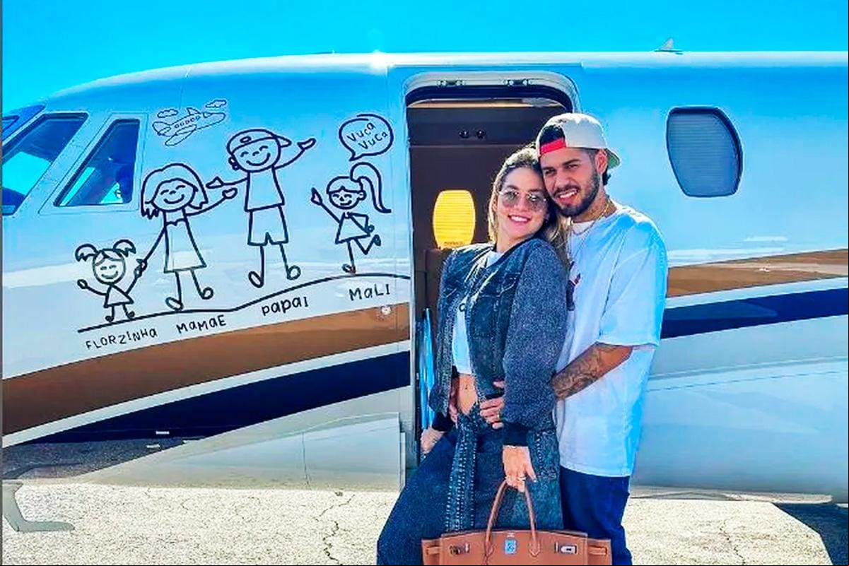 Virgínia Fonseca, Zé Felipe e o avião milionário Virgínia Fonseca, Zé Felipe e o avião milionário