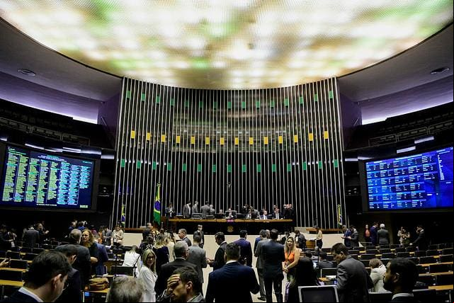 Plenário do Congresso Nacional durante a votação da LDO 2024 Plenário do Congresso Nacional durante a votação da LDO 2024