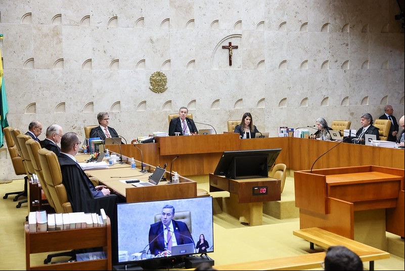 Plenário do Supremo Tribunal Federal Advocacia-Geral da União (AGU) está contra o pedido do governo Romeu Zema de suspender o julgamento da ação da dívida de Minas