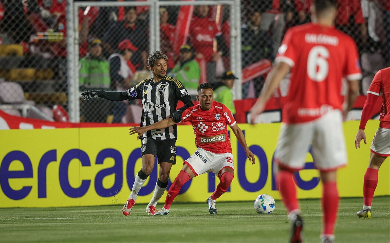 Atlético-MG x Cienciano (Foto: Pedro Souza / Atlético)