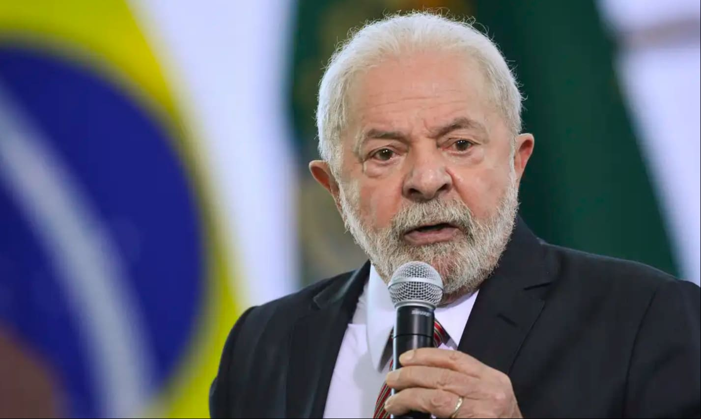 Na imagem, o presidente da República, Luiz Inácio Lula da Silva (PT), durante um discurso Na imagem, o presidente da República, Luiz Inácio Lula da Silva (PT), durante um discurso