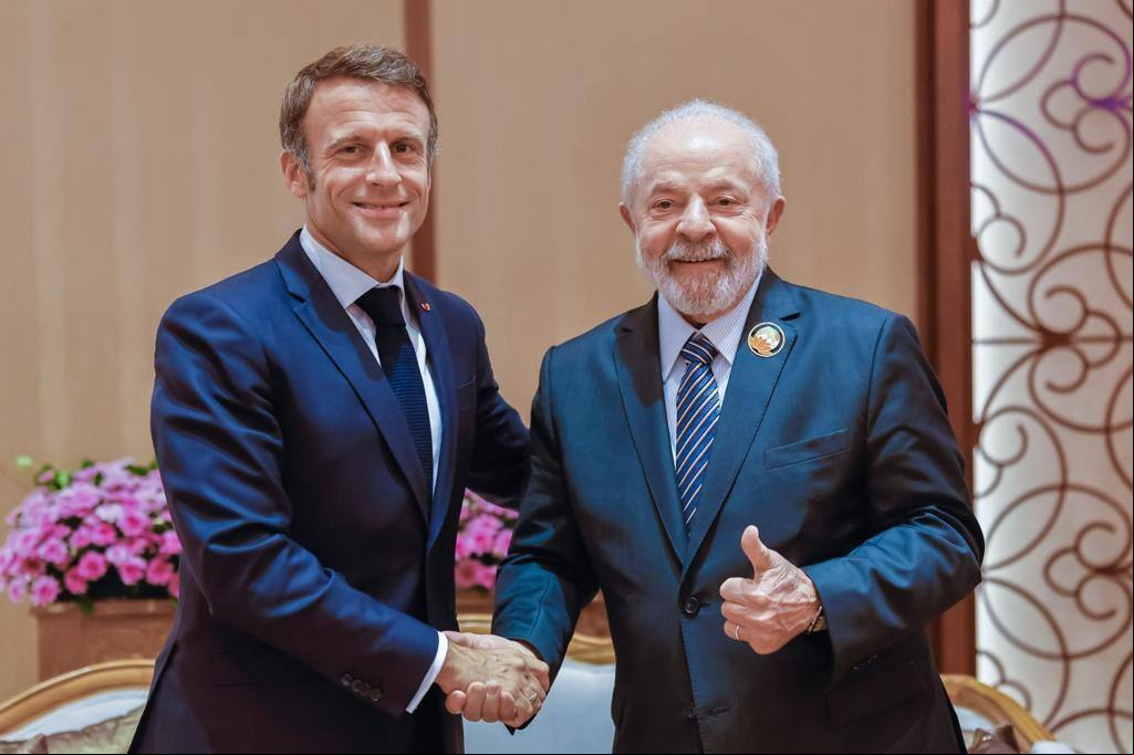Lula e Macron Presidentes se reúnem na próxima semana