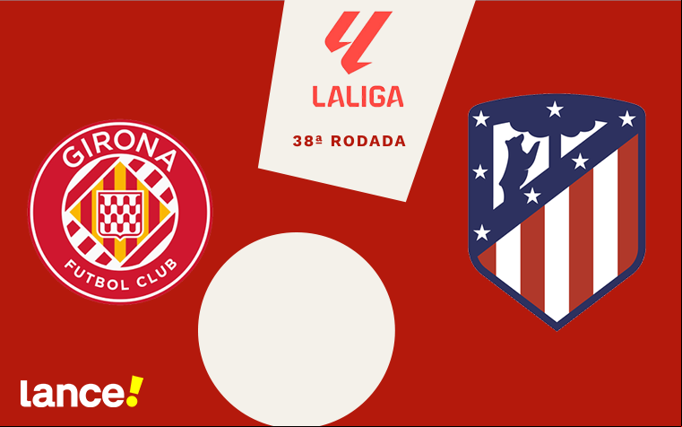 Girona x Atlético de Madrid por La Liga (Arte: Lance!)
