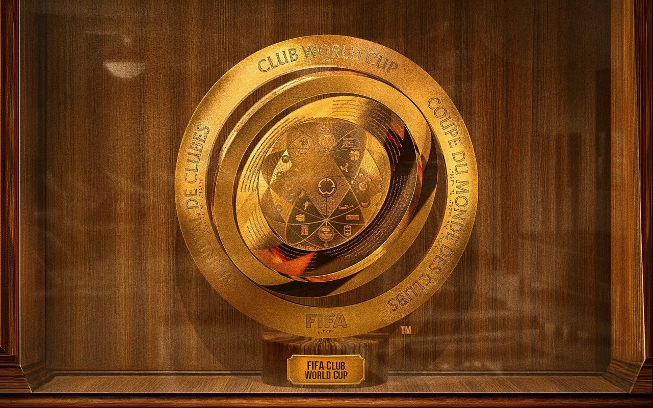Novo troféu do Mundial de Clubes da Fifa que será erguido pela primeira vez em 2025 (Foto: Divulgação)