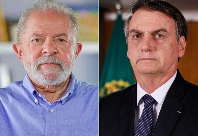 Lula e Bolsonaro