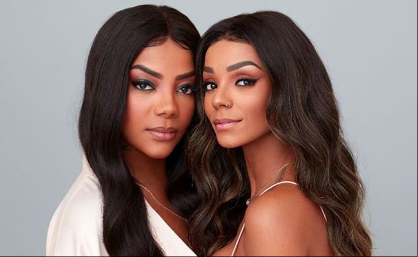 Cantora Ludmilla e a esposa Brunna Gonçalves Cantora Ludmilla e a esposa Brunna Gonçalves